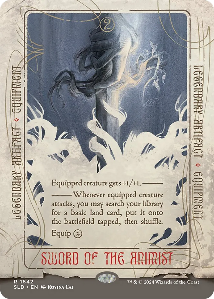 Sword of the Animist (Rainbow Foil) [Secret Lair Drop Series] | Rook's Games and More
