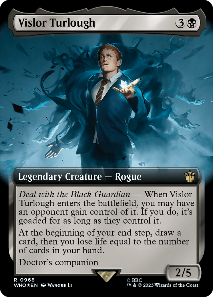 Vislor Turlough (Extended Art) (Surge Foil) [Doctor Who] | Rook's Games and More