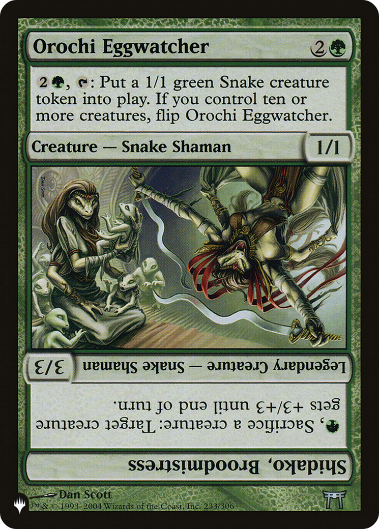 Orochi Eggwatcher // Shidako, Broodmistress [The List] | Rook's Games and More