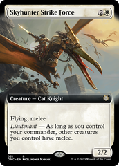 Skyhunter Strike Force (Extended Art) [Phyrexia: All Will Be One Commander] | Rook's Games and More