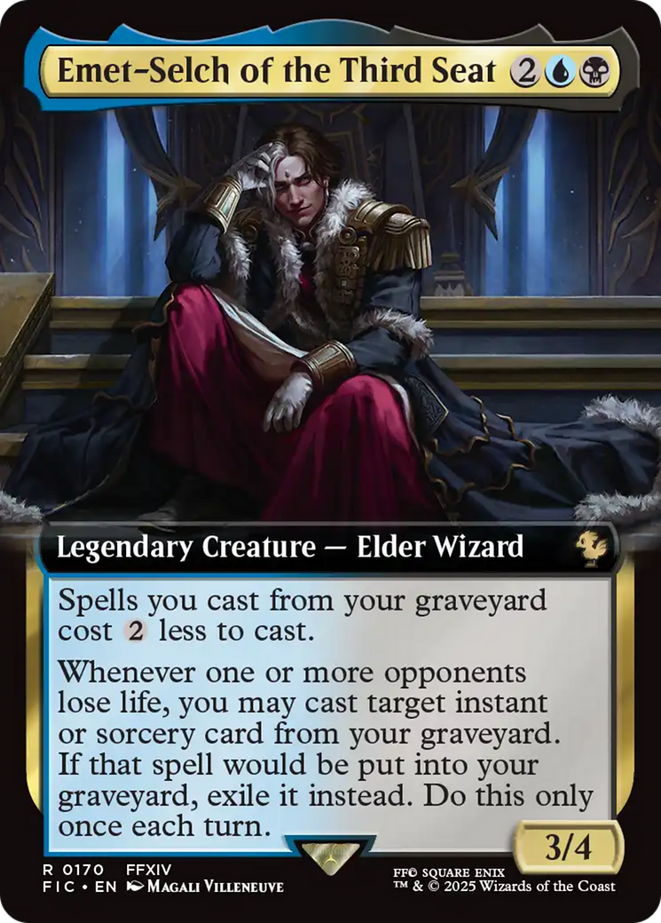 Emet-Selch of the Third Seat (Extended Art) [FINAL FANTASY Commander] | Rook's Games and More
