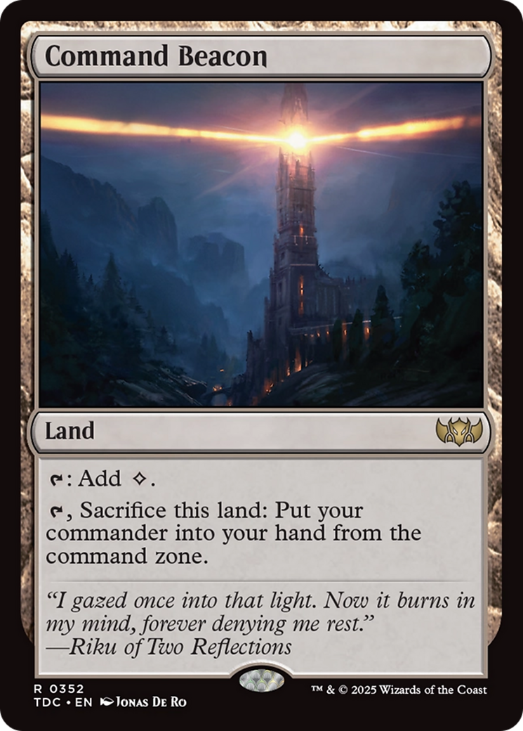 Command Beacon [Tarkir: Dragonstorm Commander] | Rook's Games and More