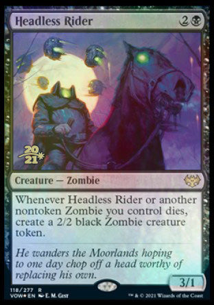 Headless Rider [Innistrad: Crimson Vow Prerelease Promos] | Rook's Games and More