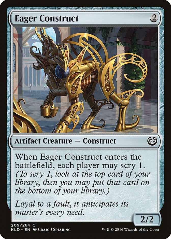 Eager Construct [Kaladesh] | Rook's Games and More