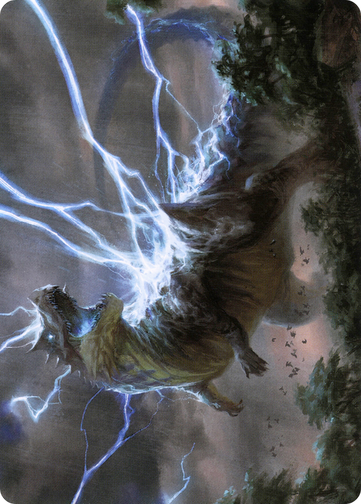 Thrasta, Tempest's Roar Art Card (41) [Modern Horizons 2 Art Series] | Rook's Games and More