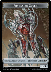 Phyrexian Golem // Ox Double-Sided Token [Commander Masters Tokens] | Rook's Games and More