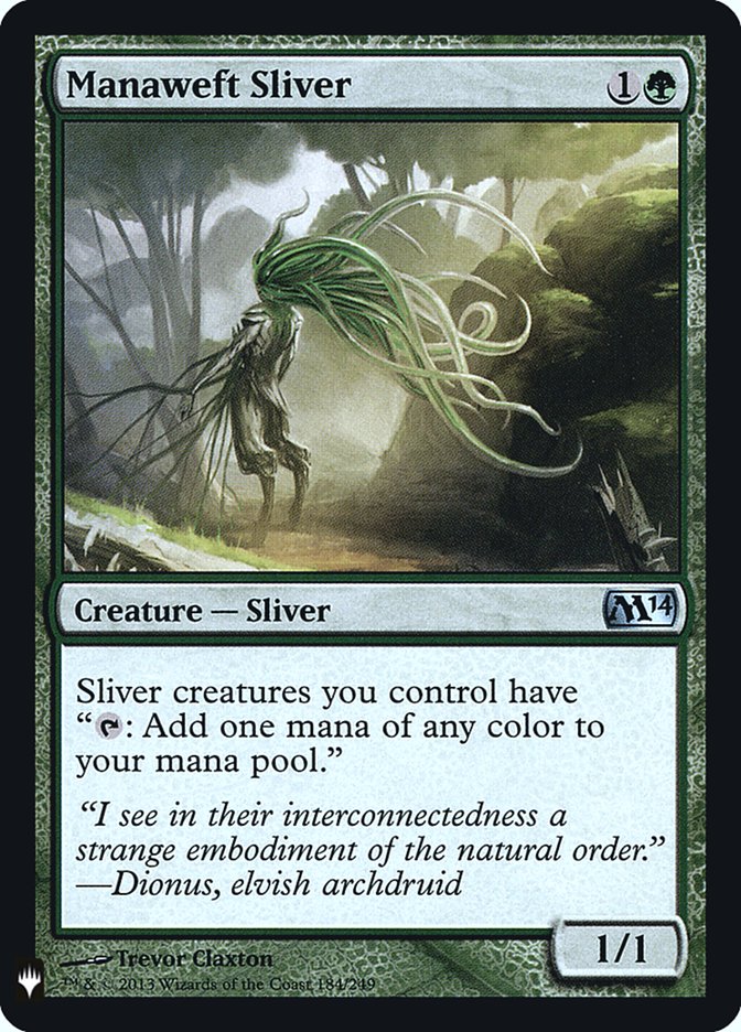 Manaweft Sliver [Mystery Booster] | Rook's Games and More