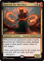 Kaervek the Merciless [Duskmourn: House of Horror Commander] | Rook's Games and More