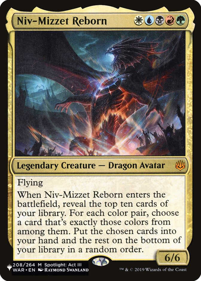 Niv-Mizzet Reborn [The List] | Rook's Games and More