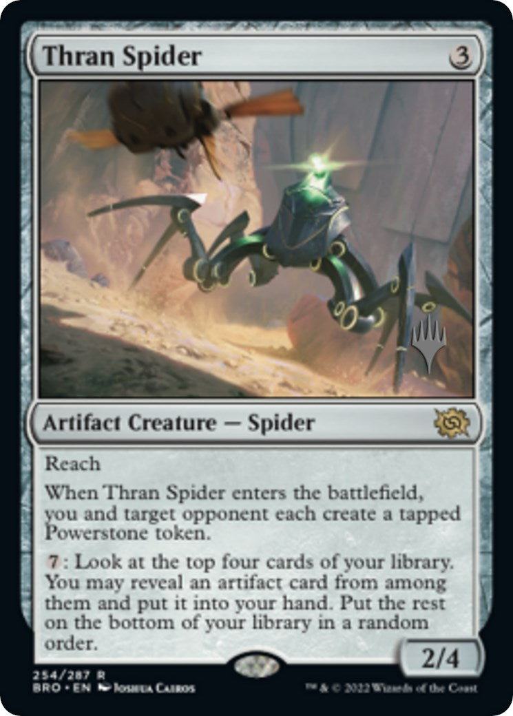 Thran Spider (Promo Pack) [The Brothers' War Promos] | Rook's Games and More