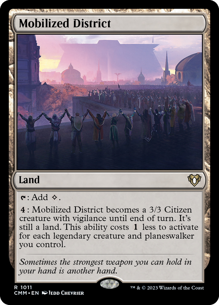 Mobilized District [Commander Masters] | Rook's Games and More