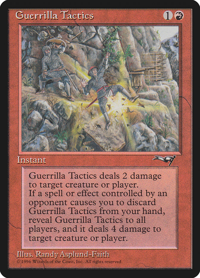 Guerrilla Tactics (Falling) [Alliances] | Rook's Games and More