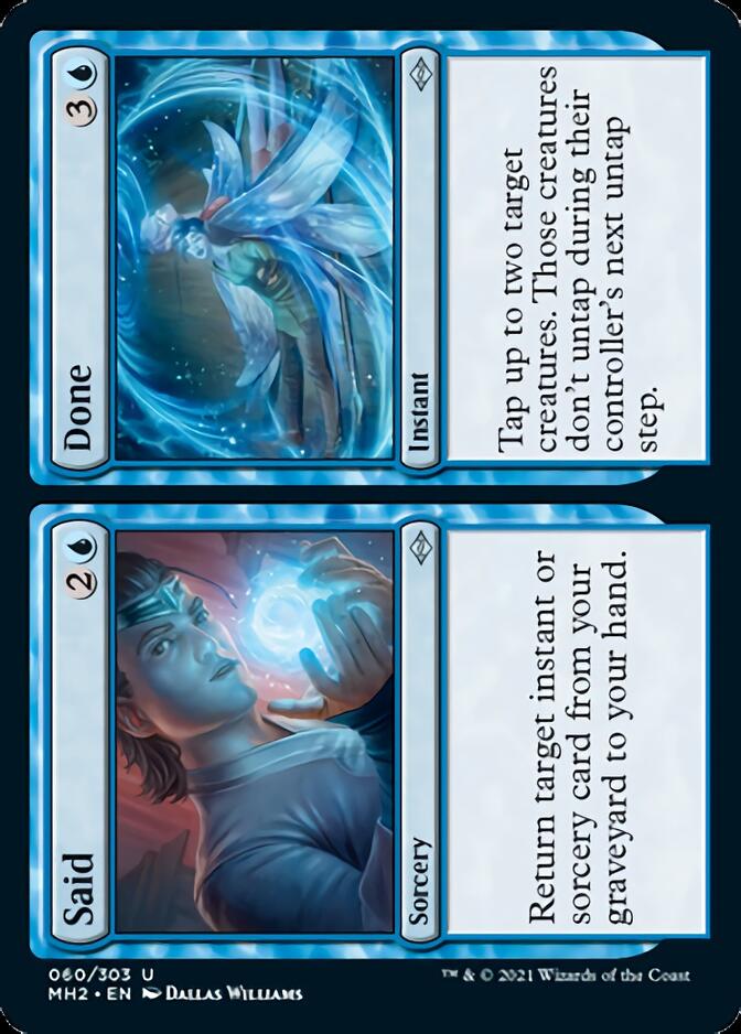 Said // Done [Modern Horizons 2] | Rook's Games and More