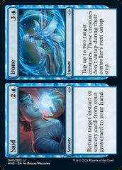 Said // Done [Modern Horizons 2] | Rook's Games and More