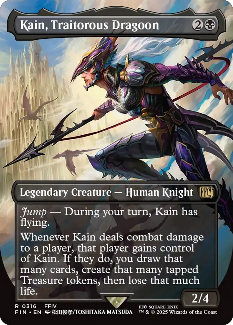 Kain, Traitorous Dragoon (Borderless) [FINAL FANTASY] | Rook's Games and More