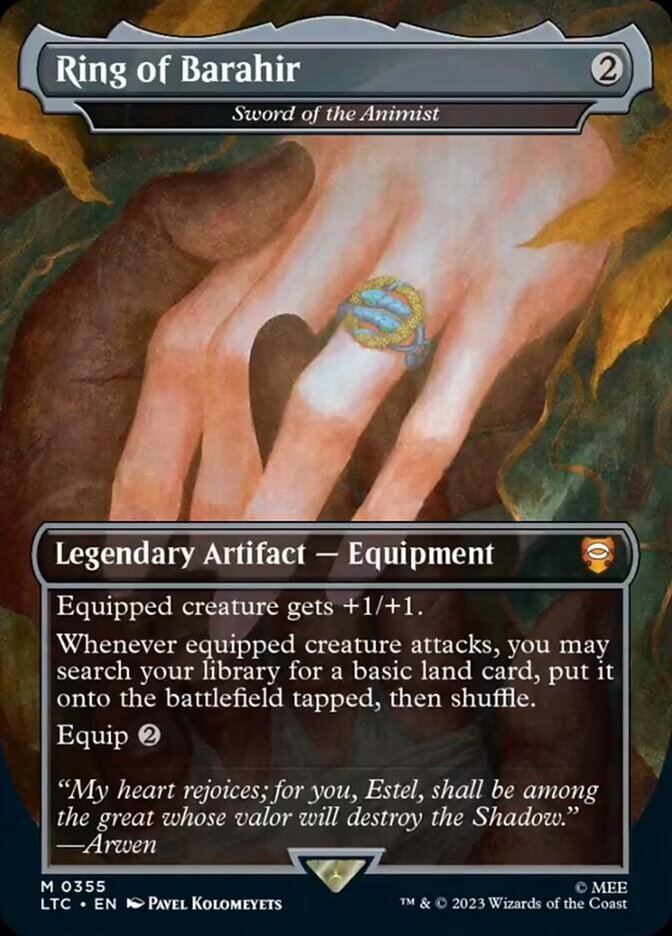 Ring of Barahir - Sword of the Animist [The Lord of the Rings: Tales of Middle-Earth Commander] | Rook's Games and More