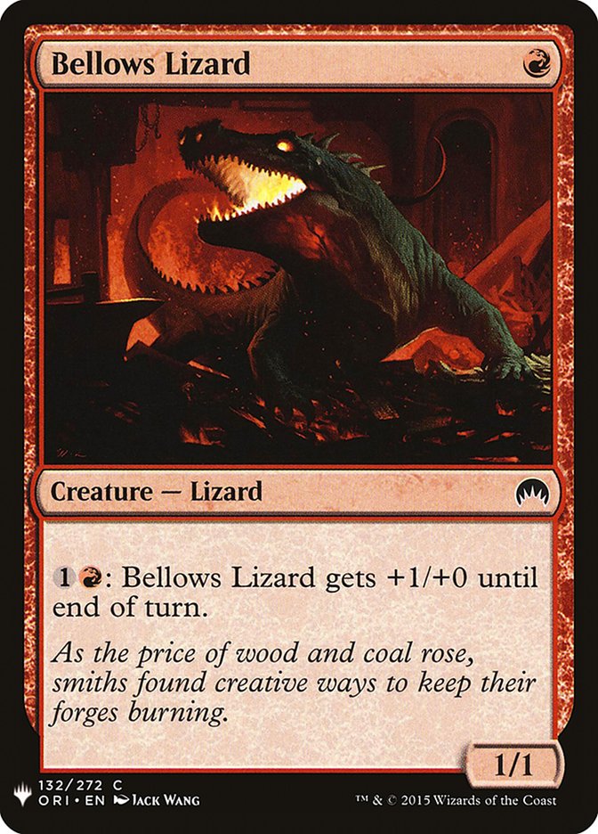 Bellows Lizard [Mystery Booster] | Rook's Games and More