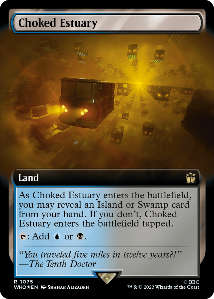 Choked Estuary (Extended Art) (Surge Foil) [Doctor Who] | Rook's Games and More