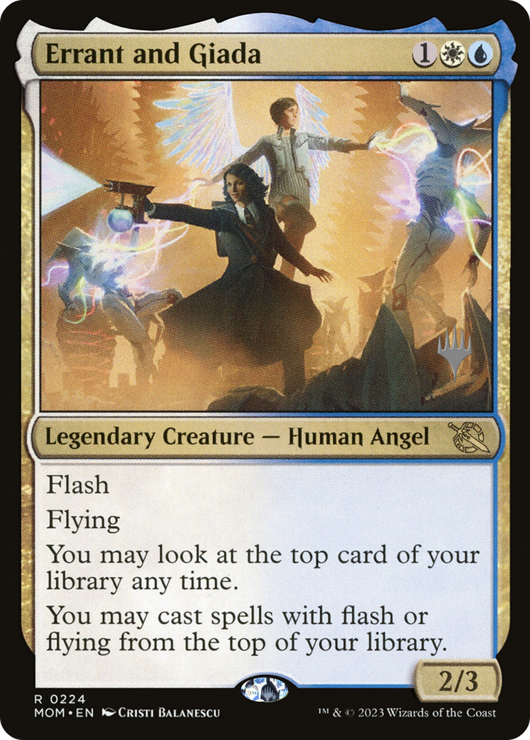Errant and Giada (Promo Pack) [March of the Machine Promos] | Rook's Games and More