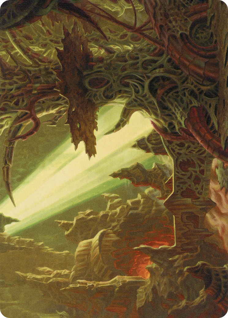 Darkmoss Bridge Art Card [Modern Horizons 2 Art Series] | Rook's Games and More