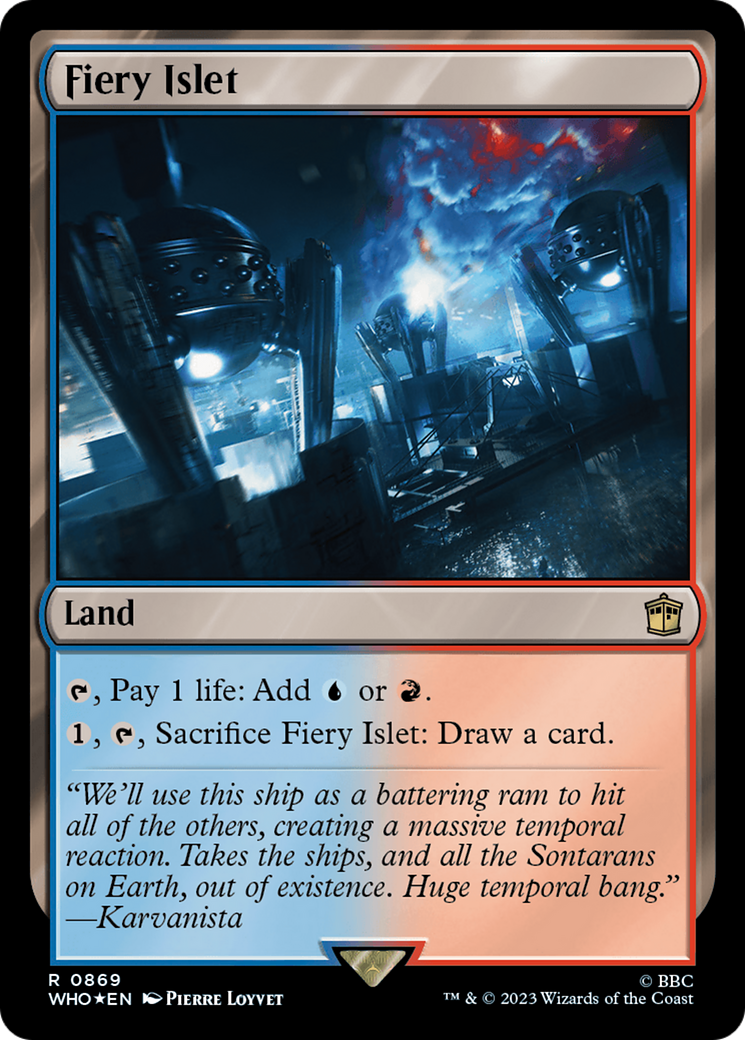 Fiery Islet (Surge Foil) [Doctor Who] | Rook's Games and More