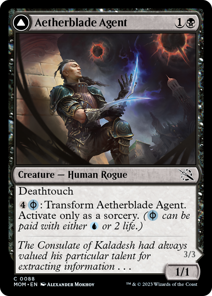Aetherblade Agent // Gitaxian Mindstinger [March of the Machine] | Rook's Games and More