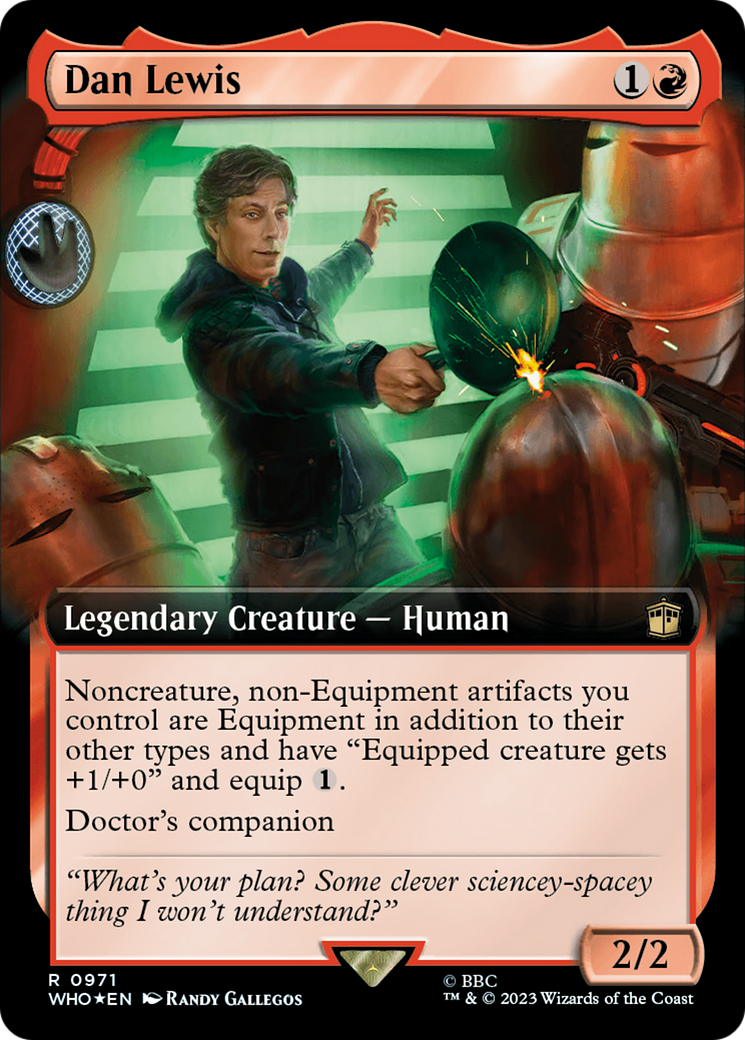 Dan Lewis (Extended Art) (Surge Foil) [Doctor Who] | Rook's Games and More