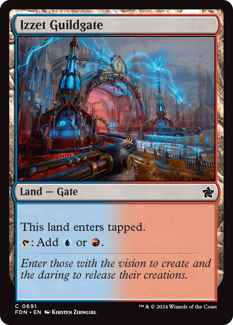 Izzet Guildgate [Foundations] | Rook's Games and More