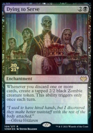 Dying to Serve [Innistrad: Crimson Vow Prerelease Promos] | Rook's Games and More