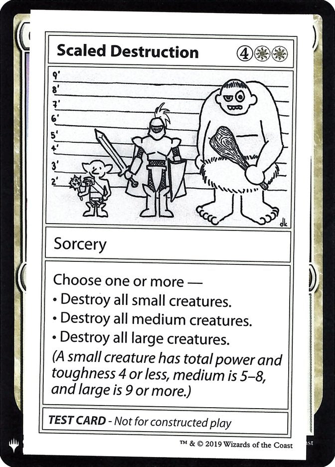 Scaled Destruction [Mystery Booster Playtest Cards] | Rook's Games and More