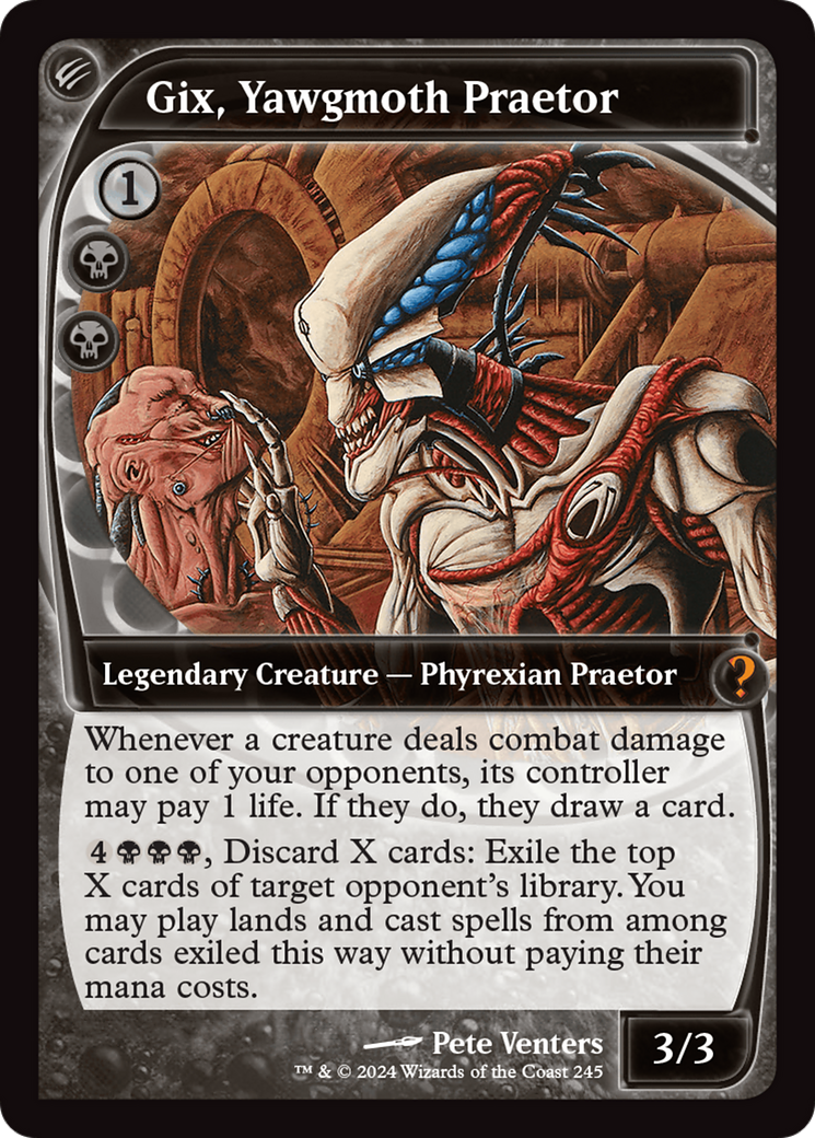 Gix, Yawgmoth Praetor (Future Sight) [Mystery Booster 2] | Rook's Games and More
