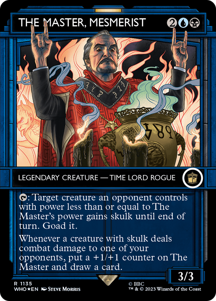 The Master, Mesmerist (Showcase) (Surge Foil) [Doctor Who] | Rook's Games and More