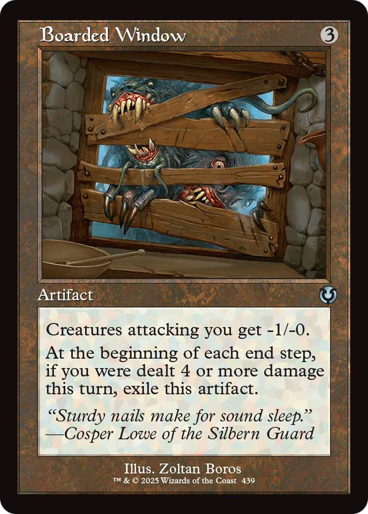Boarded Window (Retro Frame) [Innistrad Remastered] | Rook's Games and More