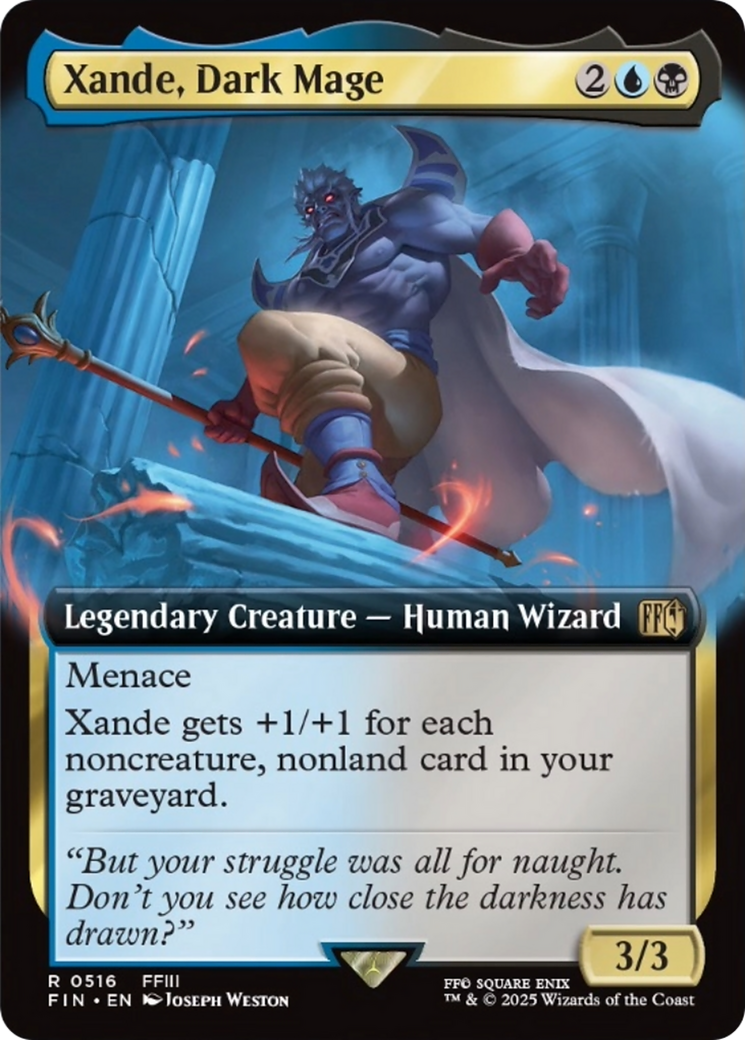 Xande, Dark Mage (Extended Art) [FINAL FANTASY] | Rook's Games and More