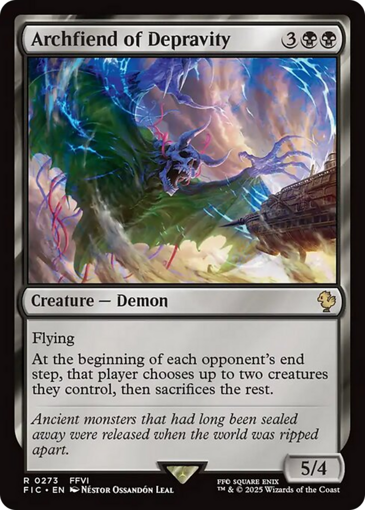 Archfiend of Depravity [FINAL FANTASY Commander] | Rook's Games and More
