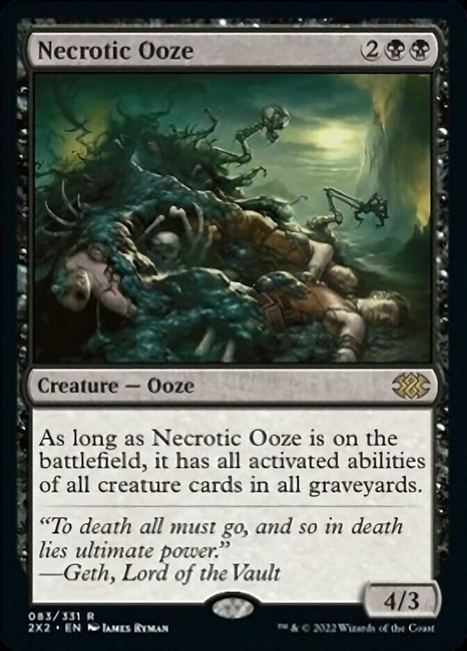 Necrotic Ooze [Double Masters 2022] | Rook's Games and More