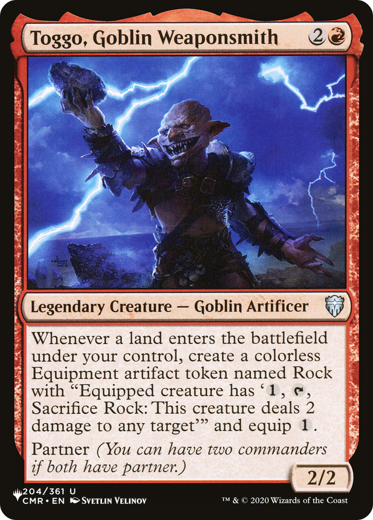 Toggo, Goblin Weaponsmith [The List Reprints] | Rook's Games and More