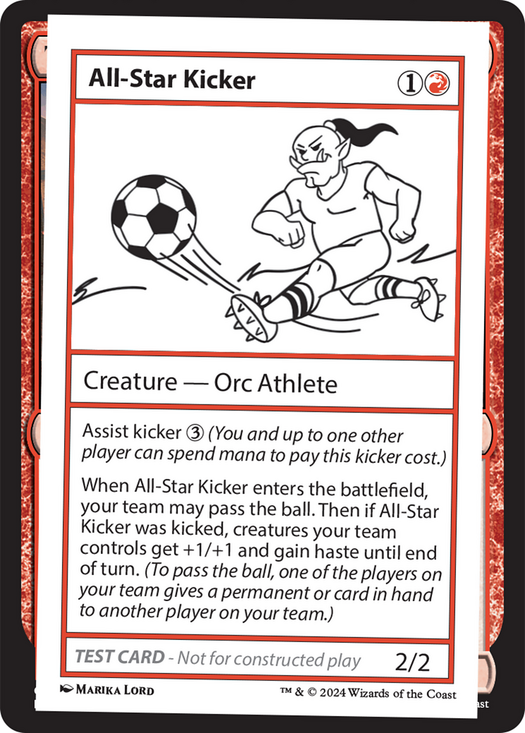 All-Star Kicker [Mystery Booster 2 Playtest Cards] | Rook's Games and More