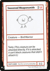 Seasoned Weaponsmith [Mystery Booster Playtest Cards]