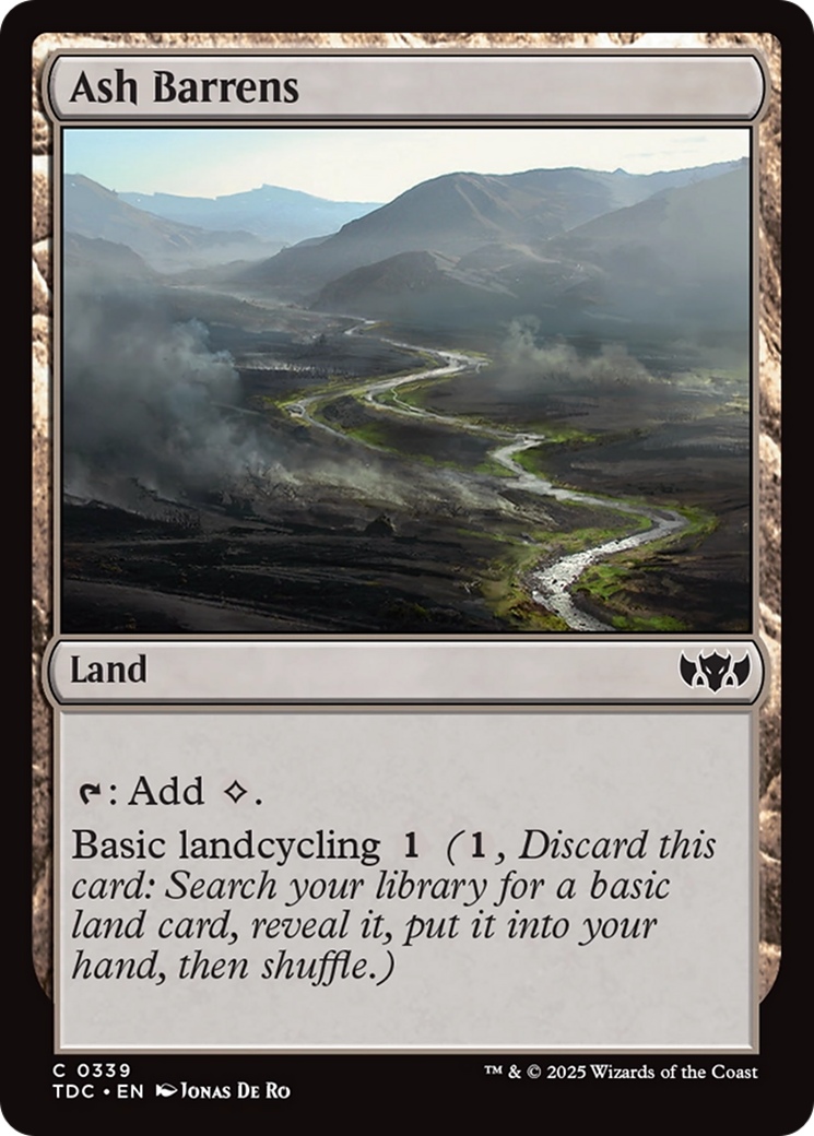 Ash Barrens [Tarkir: Dragonstorm Commander] | Rook's Games and More