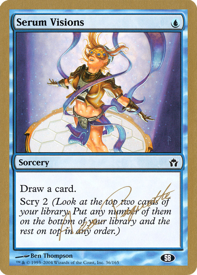 Serum Visions (Aeo Paquette) (SB) [World Championship Decks 2004] | Rook's Games and More