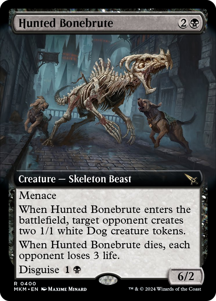 Hunted Bonebrute (Extended Art) [Murders at Karlov Manor] | Rook's Games and More