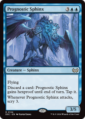 Prognostic Sphinx [Duskmourn: House of Horror Commander] | Rook's Games and More