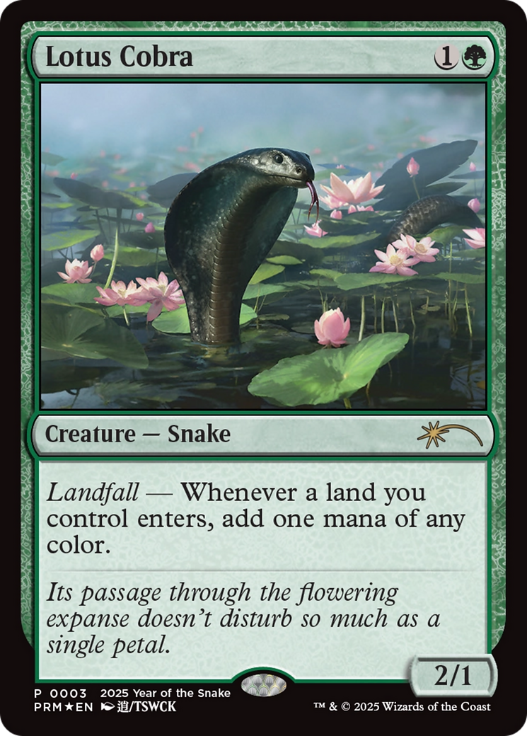 Lotus Cobra (Year of the Snake 2025) [Standard Showdown Promos] | Rook's Games and More