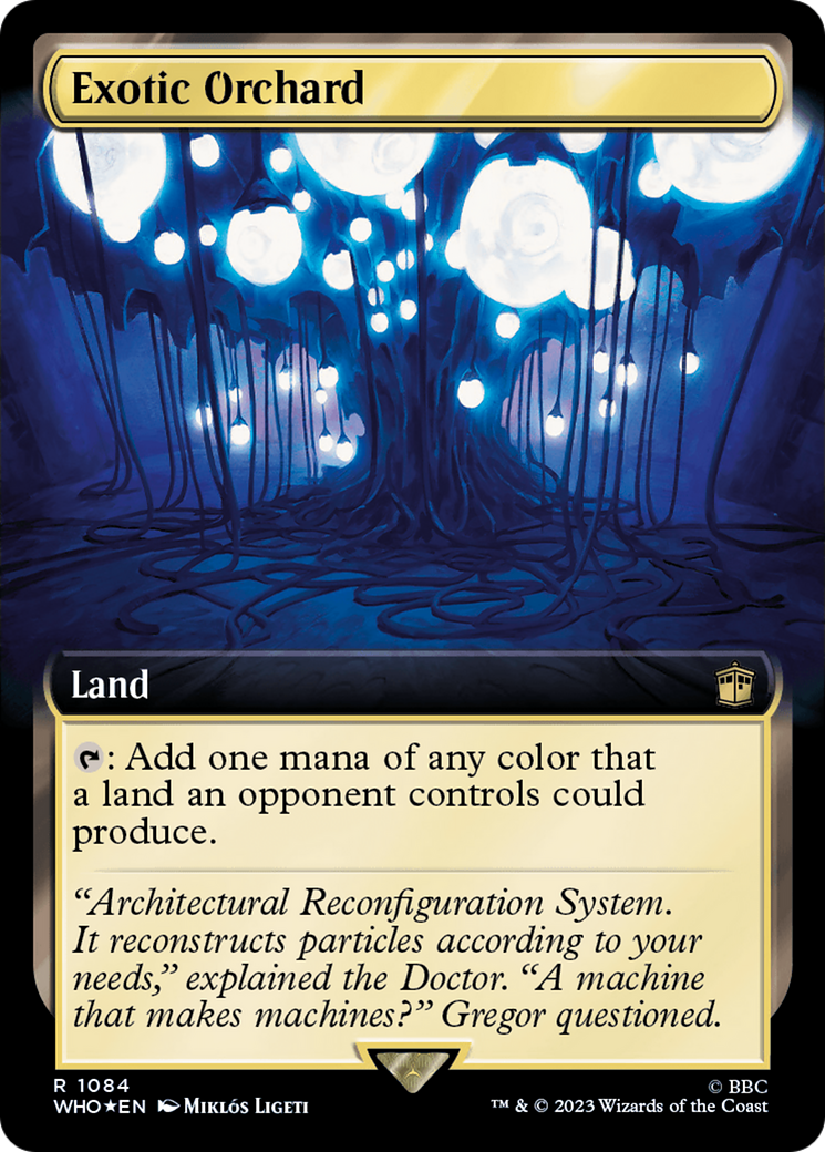 Exotic Orchard (Extended Art) (Surge Foil) [Doctor Who] | Rook's Games and More