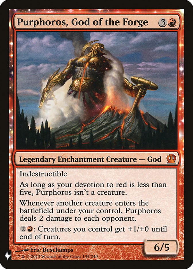 Purphoros, God of the Forge [Mystery Booster] | Rook's Games and More