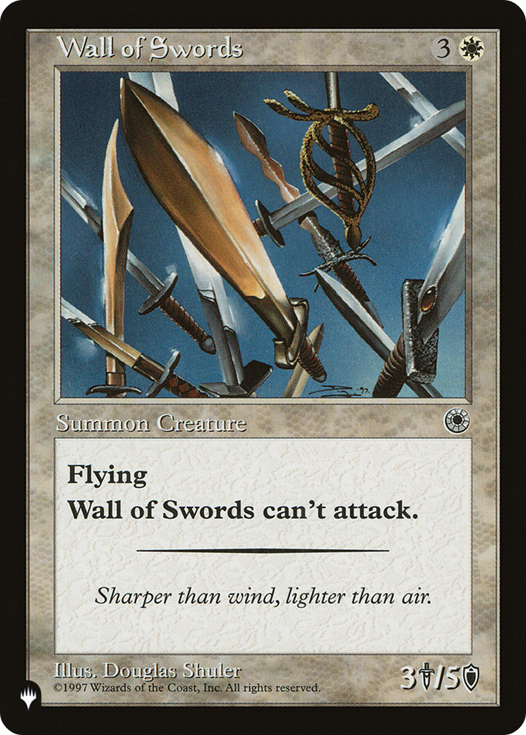 Wall of Swords [The List Reprints] | Rook's Games and More