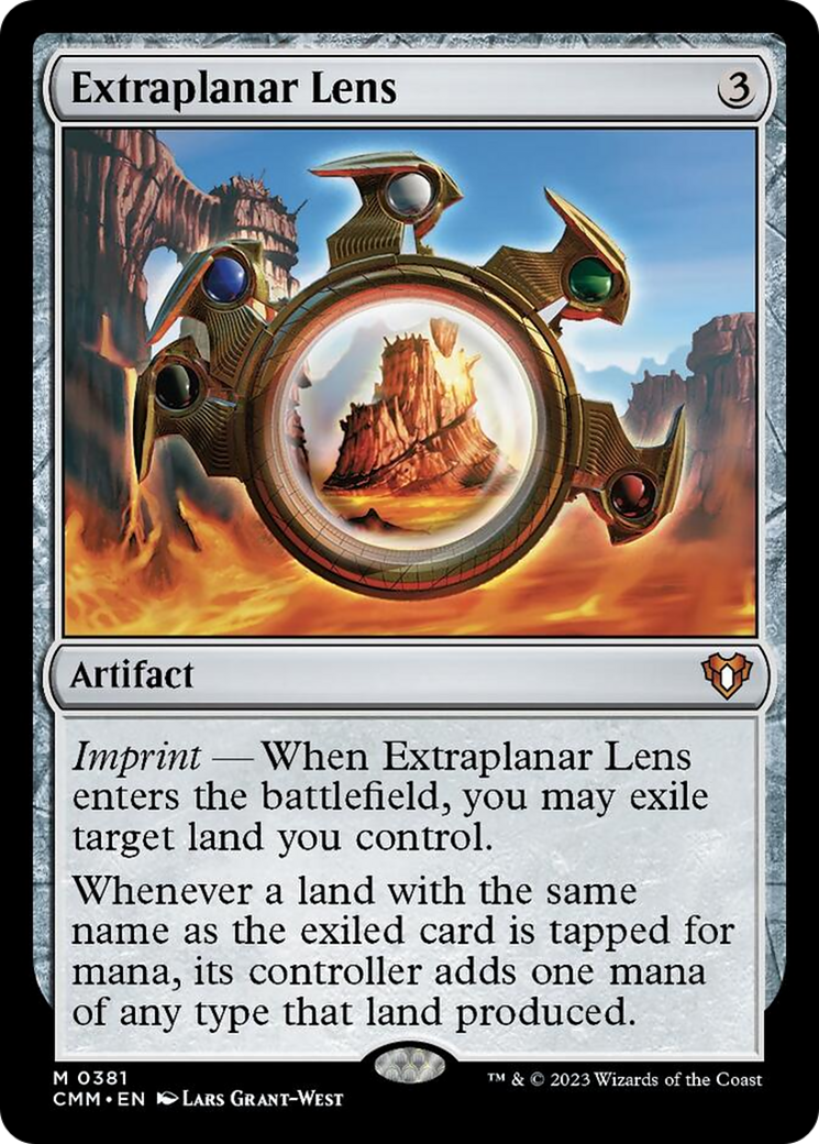 Extraplanar Lens [Commander Masters] | Rook's Games and More