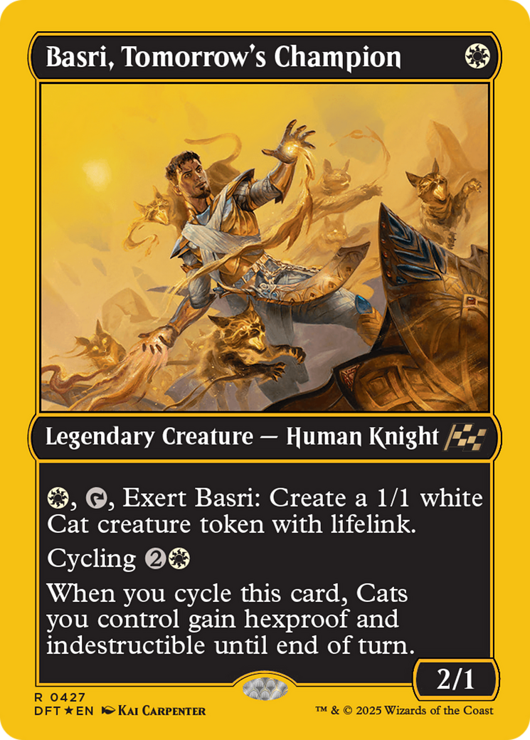 Basri, Tomorrow's Champion (First-Place Foil) [Aetherdrift] | Rook's Games and More