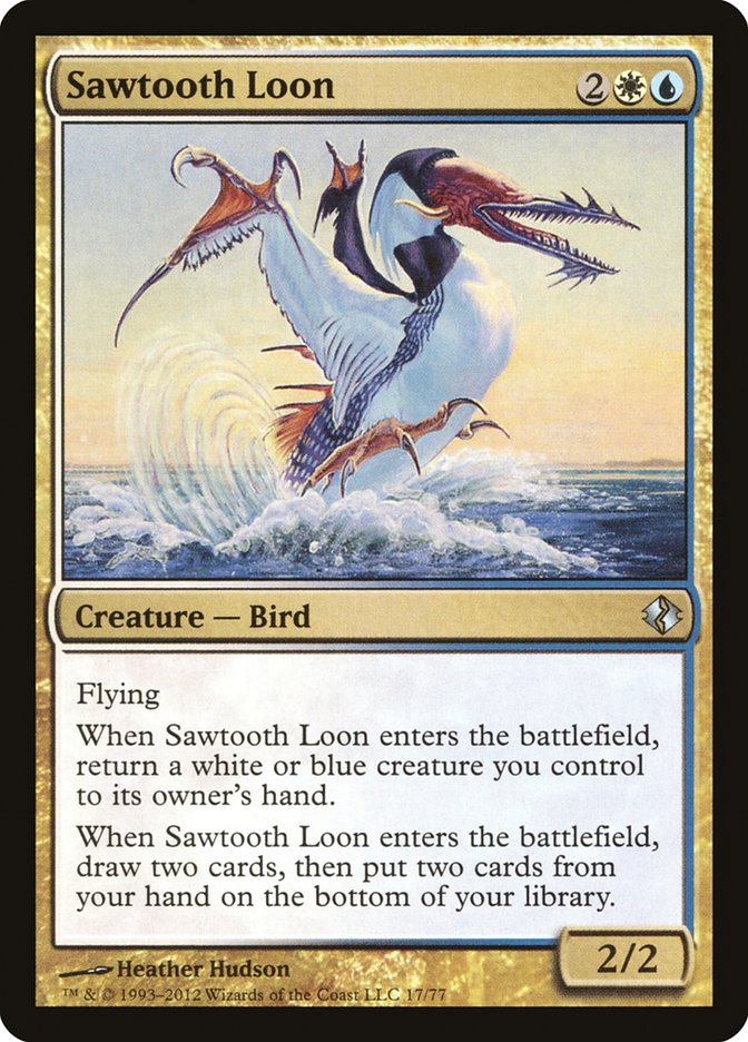 Sawtooth Loon [Duel Decks: Venser vs. Koth] | Rook's Games and More